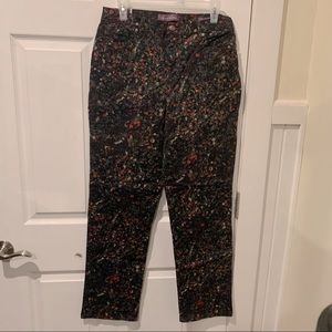 NWT Womens Gloria Vanderbilt Floral Jeans